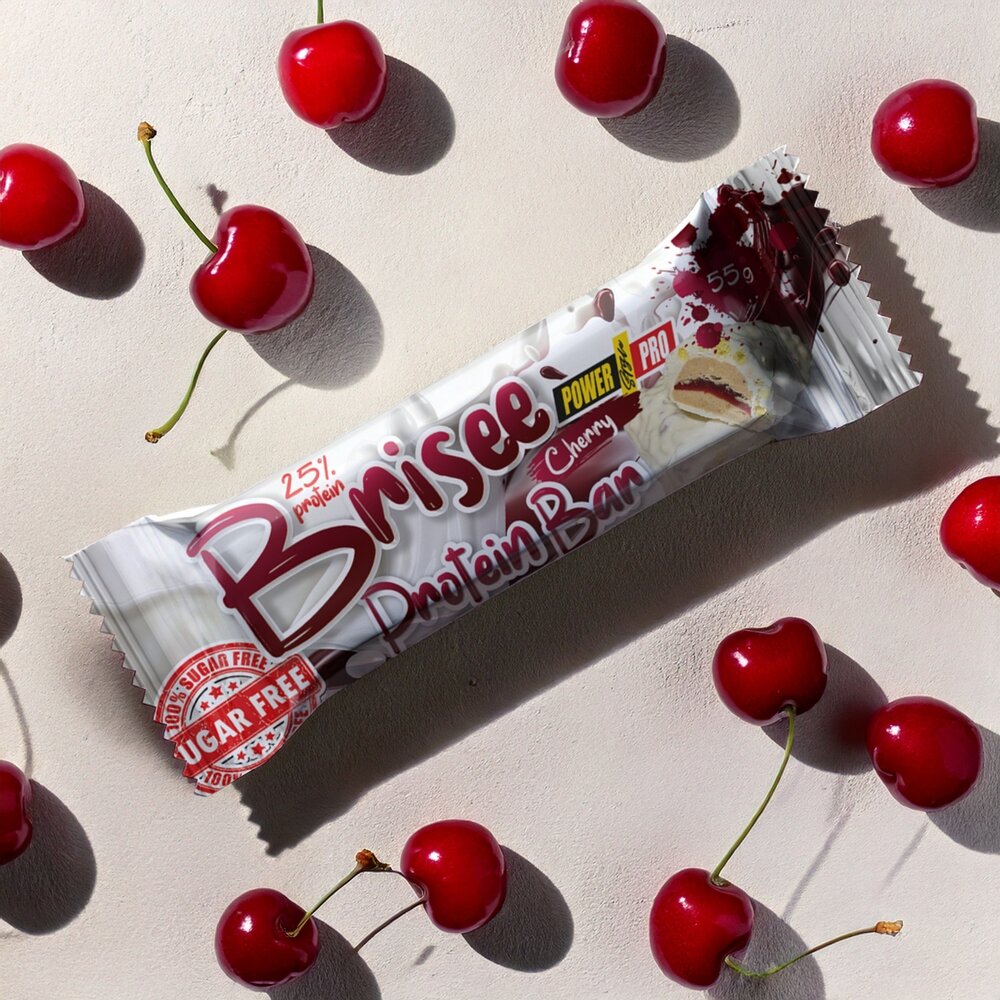 Батончик Power Pro Brisee Protein Bar 25% Sugar Free, 55 грам. Фото 4