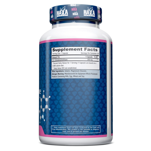 Натуральна добавка Haya Labs DIM 200 mg, 60 капсул. Фото 2
