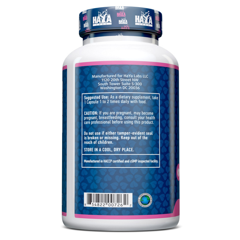 Натуральная добавка Haya Labs Co-Q10 100 mg High Potency, 60 капсул. Фото 2