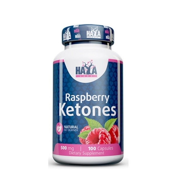 Натуральна добавка Haya Labs Raspberry Ketones 500 mg, 100 капсул