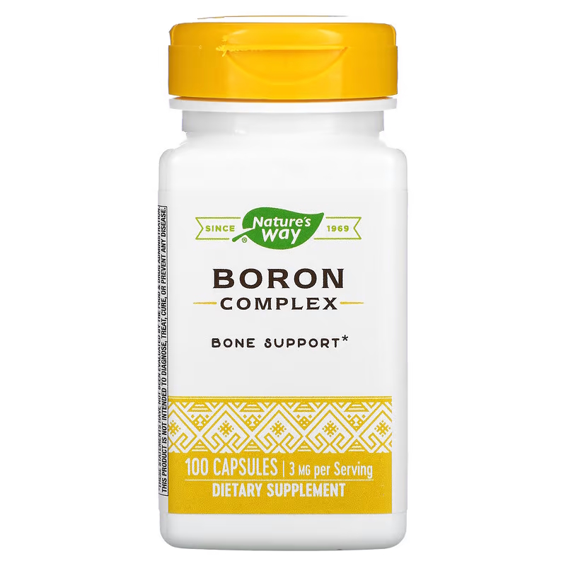 Вітаміни та мінерали Nature's Way Boron Complex, 100 капсул