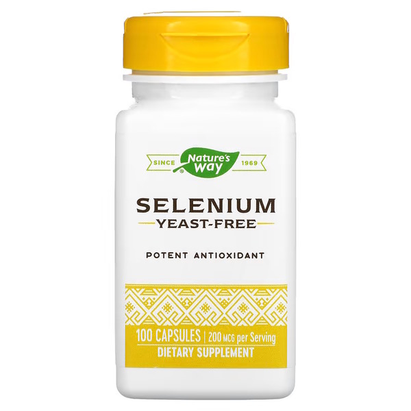 Вітаміни та мінерали Nature's Way Selenium, 100 капсул