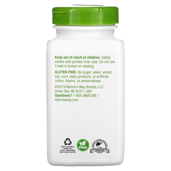 Натуральна добавка Nature's Way Gotu Kola Herb 950 mg, 180 вегакапсул. Фото 4