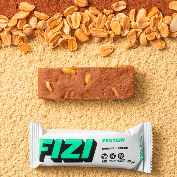 Батончик FIZI Protein Bar Арахис-какао, 45 грамм. Фото 6
