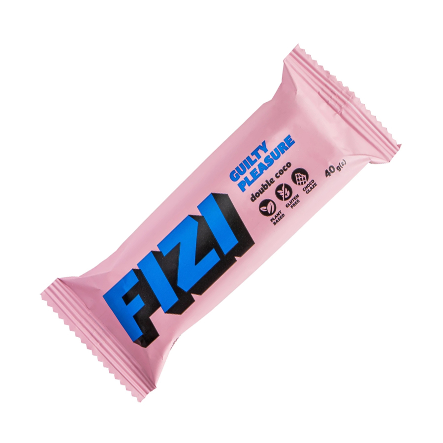 Батончик FIZI Guilty Pleasure Bar Подвійний кокос, 45 грам