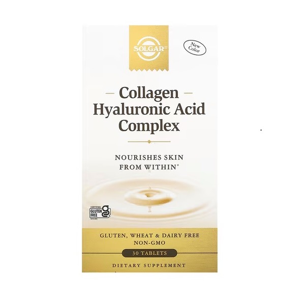 Препарат для суглобів і зв'язок Solgar Collagen Hyaluronic Acid Complex, 30 таблеток