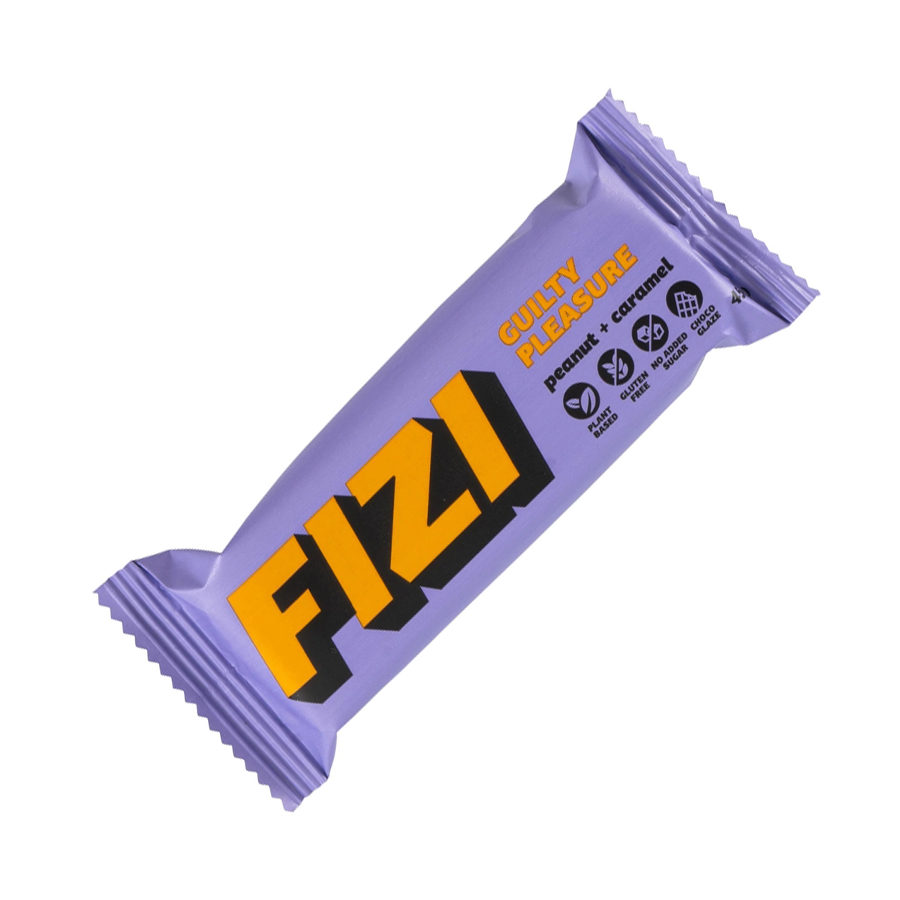 Батончик FIZI Guilty Pleasure Bar Арахіс карамель, 45 грам