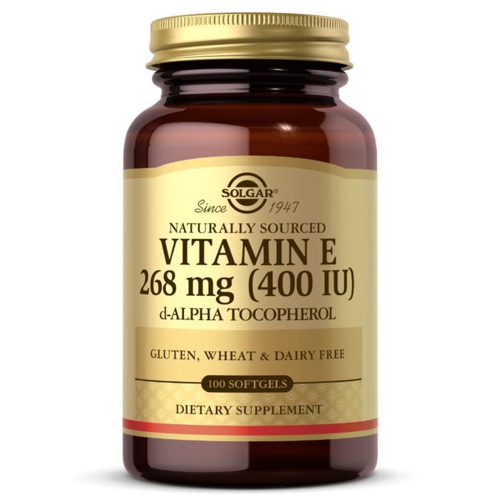 Витамины и минералы Solgar Vitamin E 268 mg (400 IU) d-Alpha Tocopherol, 100 капсул
