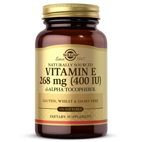 Витамины и минералы Solgar Vitamin E 268 mg (400 IU) d-Alpha Tocopherol, 100 капсул
