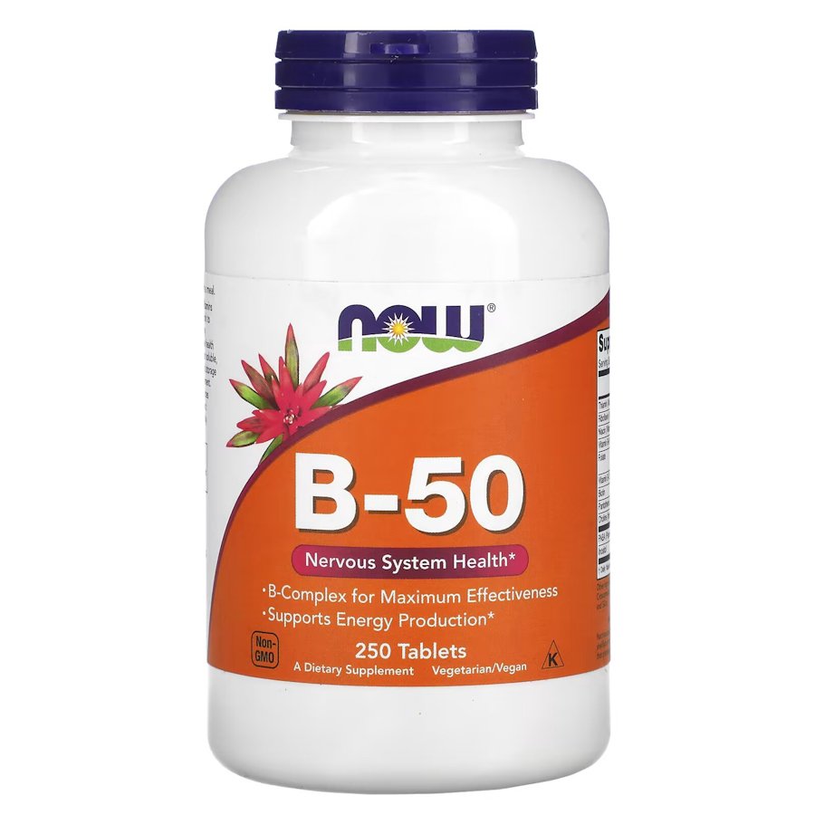 Вітаміни та мінерали NOW Vitamin B-50, 250 таблеток