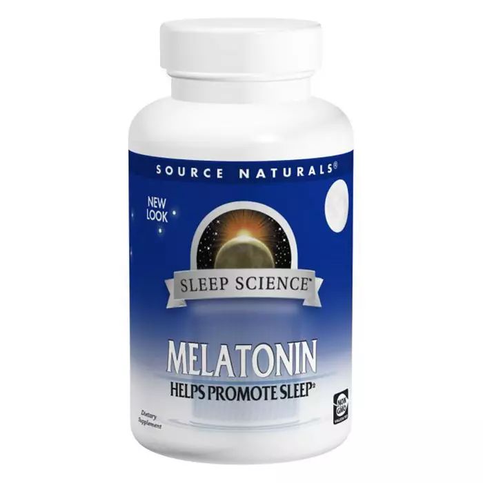 Натуральна добавка Source Naturals Sleep Science Melatonin 1 mg, 200 таблеток