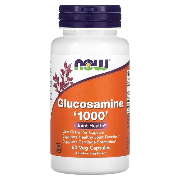 Препарат для суглобів і зв'язок NOW Glucosamine 1000 mg, 60 вегакапсул