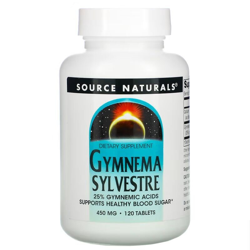 Натуральна добавка Source Naturals Gymnema Sylvestre 450 mg, 120 таблеток