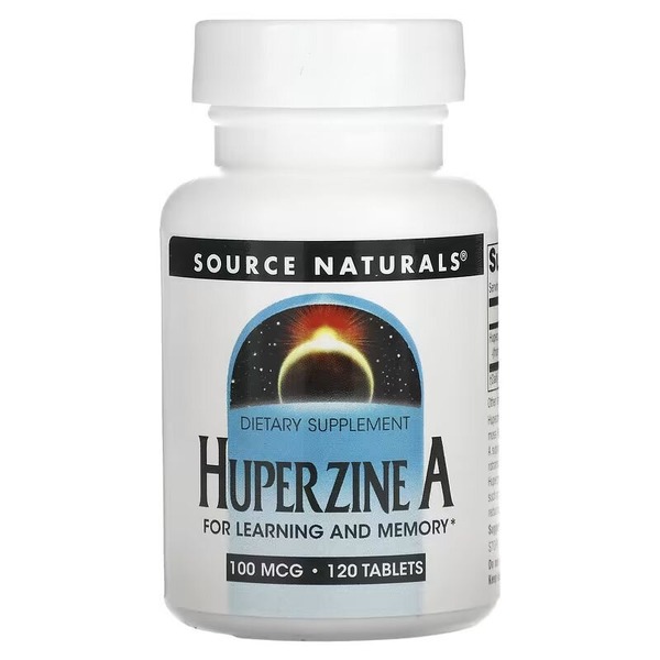 Натуральная добавка Source Naturals Huperzine А 100 mcg, 120 таблеток