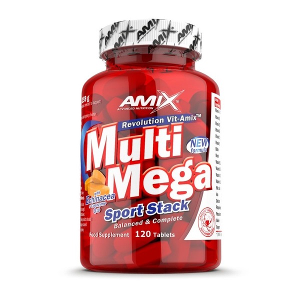 Витамины и минералы AMIX MultiMega Sport Stack, 120 таблеток