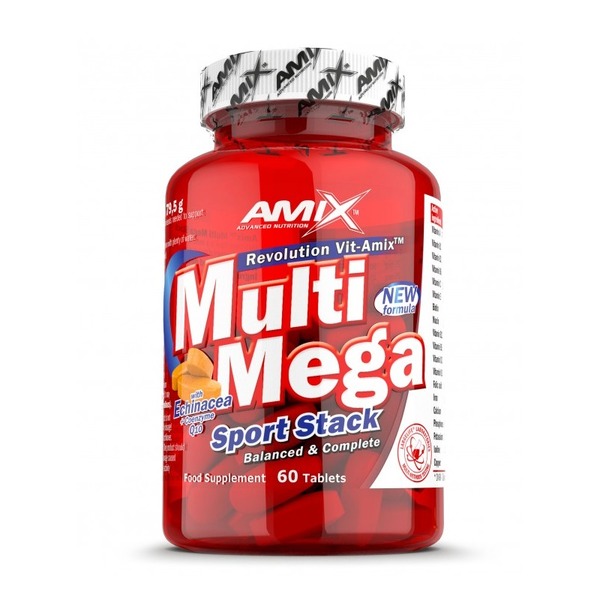 Витамины и минералы AMIX MultiMega Sport Stack, 60 таблеток