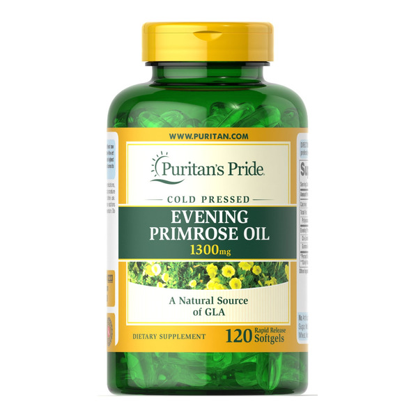Жирні кислоти Puritan's Pride Evening Primrose Oil 1300 mg, 120 капсул