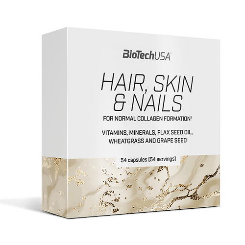 Вітаміни та мінерали BioTech Hair, Skin and Nails, 54 капсул