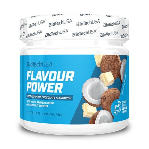Підсолоджувач BioTech Flavour Power, 160 грам - Білий шоколад-кокос