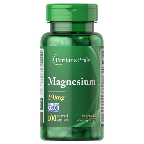 Витамины и минералы Puritan's Pride Magnesium 250 mg, 100 каплет