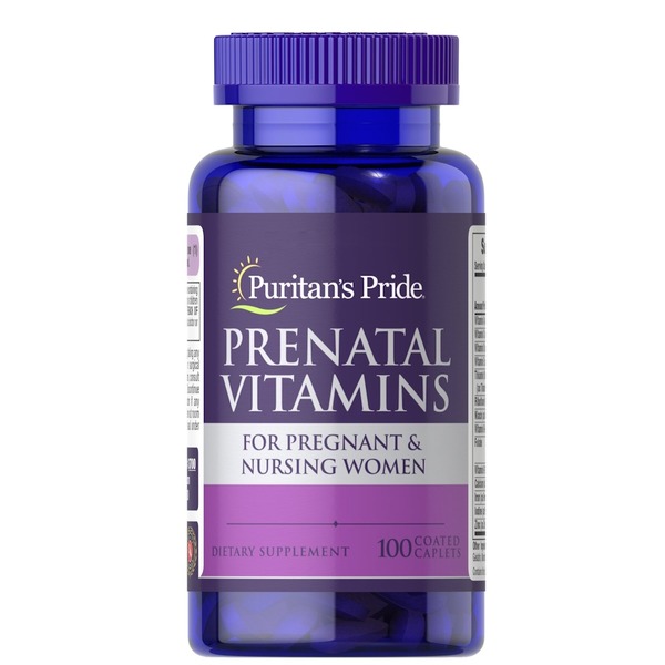 Вітаміни та мінерали Puritan's Pride Prenatal Vitamins, 100 каплет