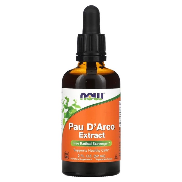 Натуральна добавка NOW Pau D'Arco Extract, 59 мл