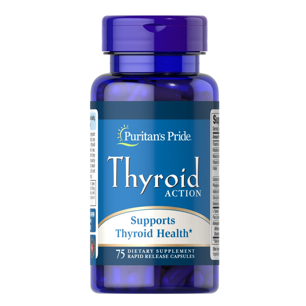 Комплекс для щитовидної залози Puritan's Pride Thyroid Action, 75 капсул