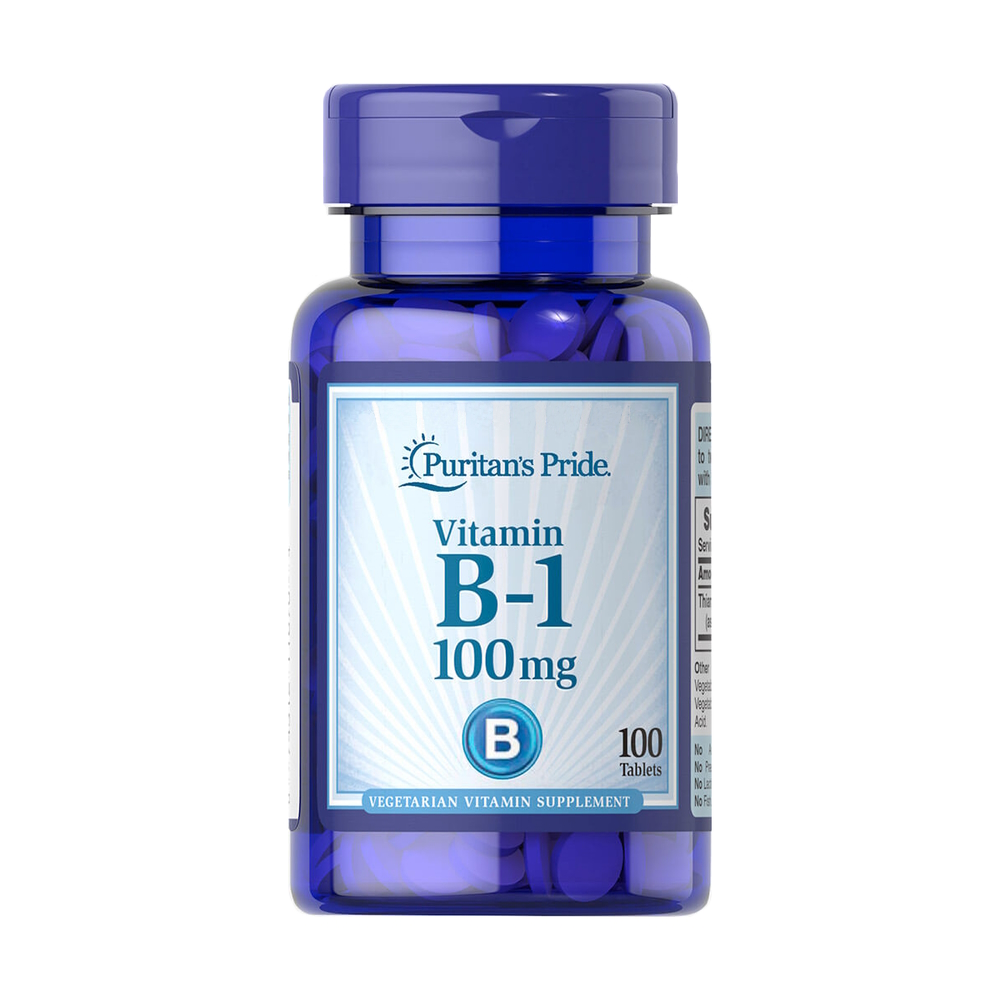 Вітамін В1 Puritan's Pride Vitamin B-1 100 mg, 100 таблеток