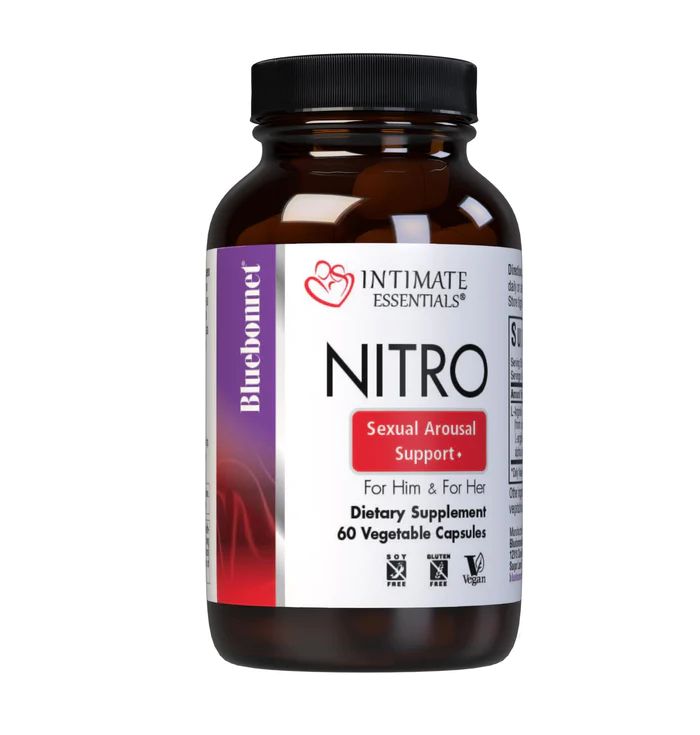 Аргинин Bluebonnet Nutrition Intimate Essentials Nitro, 60 вегакапсул