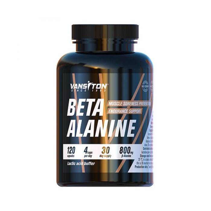 Буферный бета-аланин Vansiton Beta-Alanine, 120 капсул