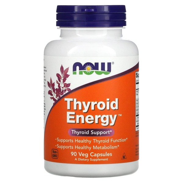 Комплекс для щитовидной железы NOW Thyroid Energy, 90 вегакапсул