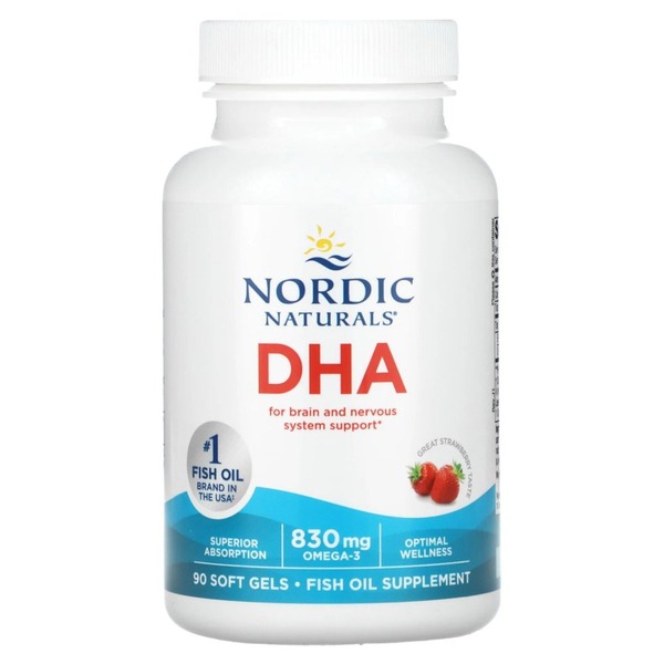 Омега-3 Nordic Naturals DHA 830 mg, 90 капсул