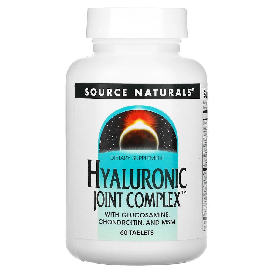 Препарат для суглобів і зв'язок Source Naturals Hyaluronic Joint Complex, 60 таблеток