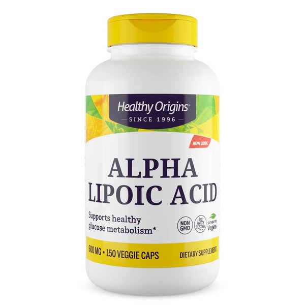 Альфа-ліпоєва кислота Healthy Origins Alpha Lipoic Acid 600 mg, 150 вегакапсул