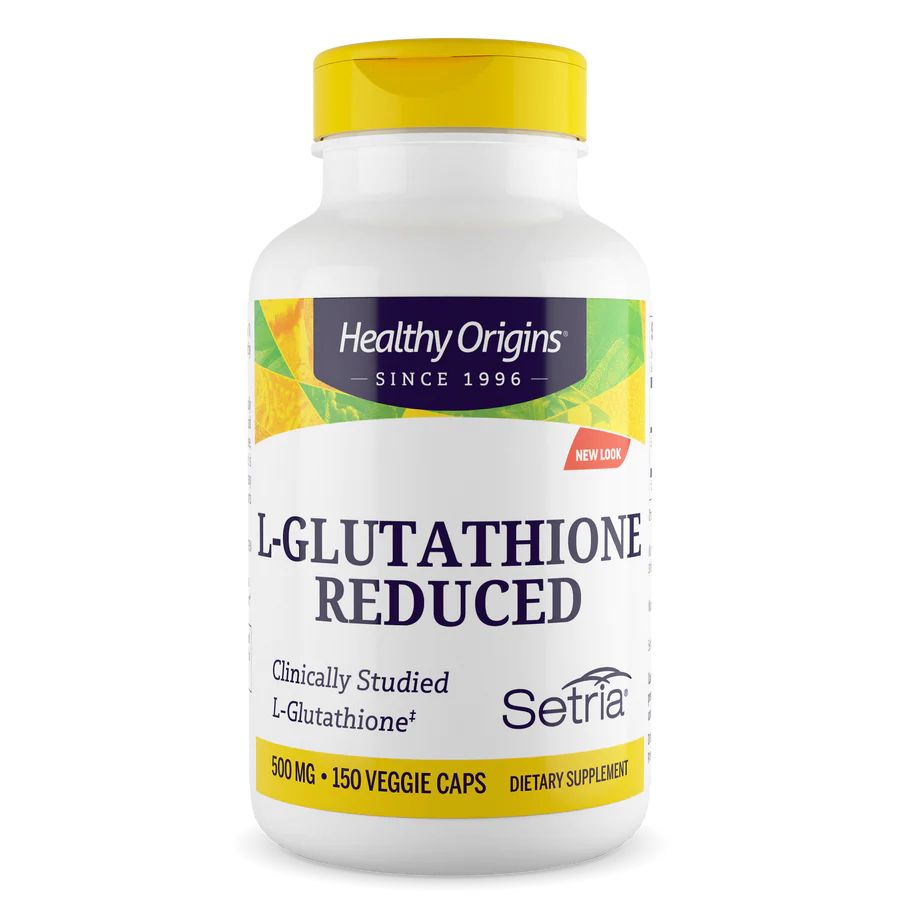 Зменшений L-глутатіон Healthy Origins L-Glutathione Reduced 500 mg, 150 вегакапсул