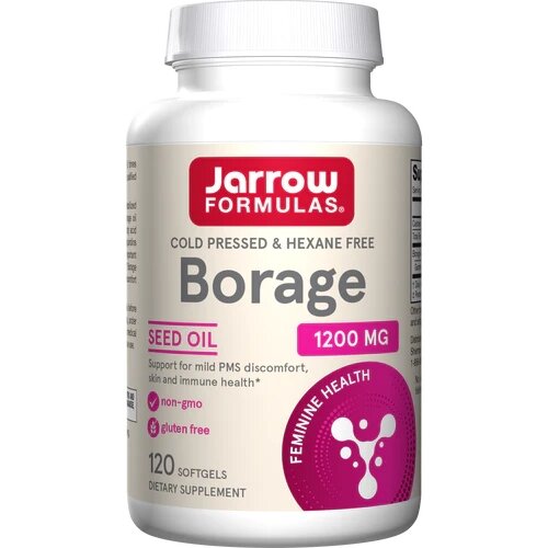 Олія огірочника Jarrow Formulas Borage, 120 капсул