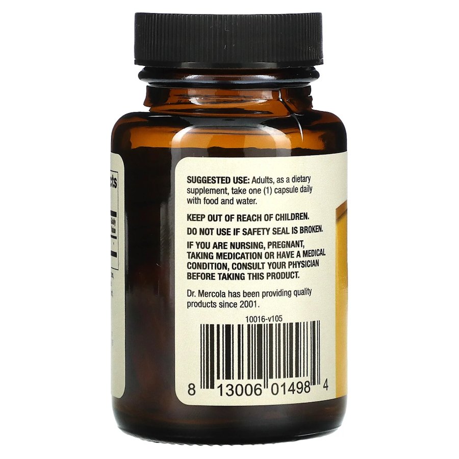 Коензим Q10 Dr. Mercola Liposomal CoQ10 100 mg, 30 капсул для підтримки серця і мозку. Фото 3