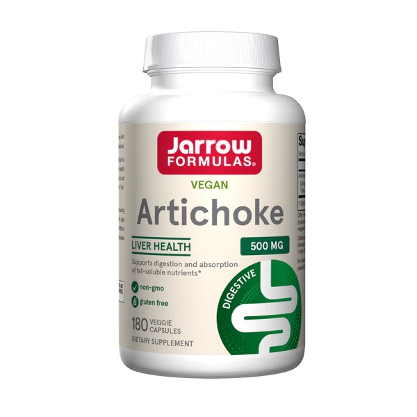Экстракт артишока Jarrow Formulas Artichoke 500 mg, 180 вегакапсул для поддержки пищеварительной системы
