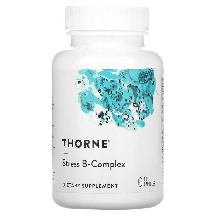Комплекс витаминов группы В Thorne Stress B-Complex, 60 вегакапсул