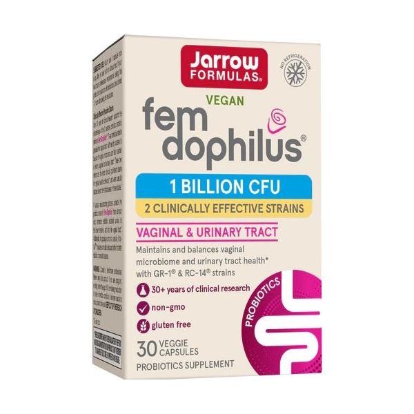 Пробіотик Jarrow Formulas Fem Dophilus 1 billion CFU, 30 вегакапсул для жінок