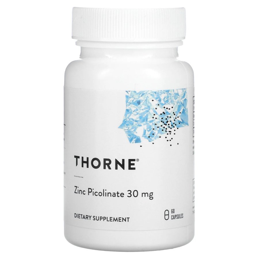 Пиколинат цинка Thorne Zinc Picolinate 30 mg, 60 вегакапсул