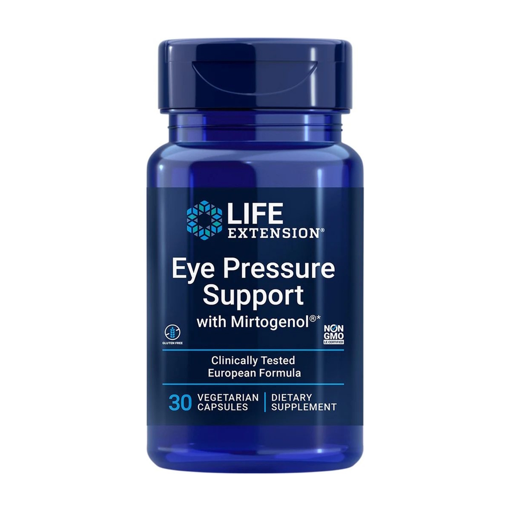 Пікногенол Life Extension Eye Pressure Support with Mirtogenol, 30 вегакапсул для захісту очей