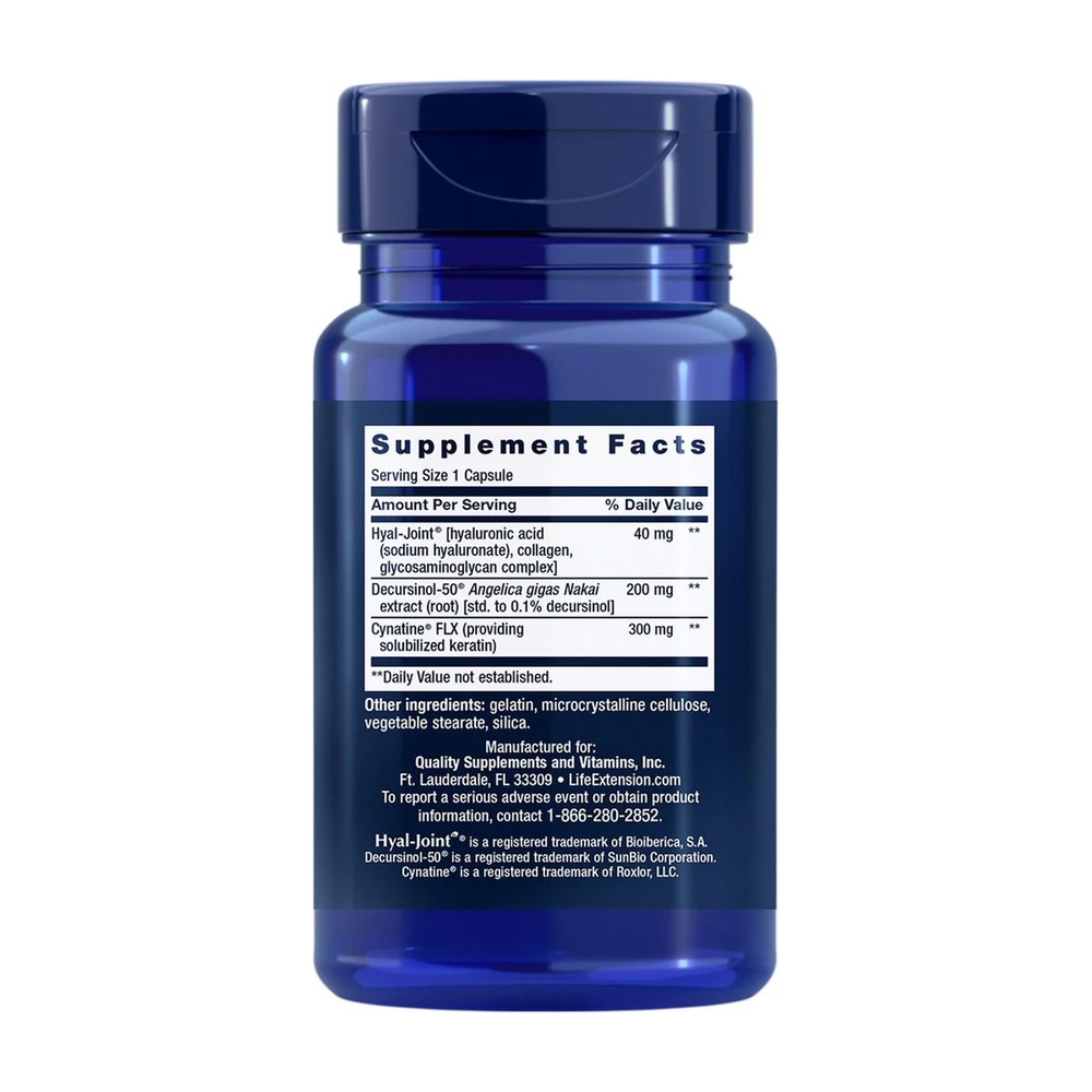 Препарат для суглобів і зв'язок Life Extension Fast-Acting Joint Formula, 30 капсул. Фото 2