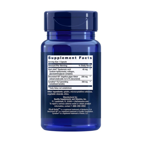 Препарат для суглобів і зв'язок Life Extension Fast-Acting Joint Formula, 30 капсул. Фото 2