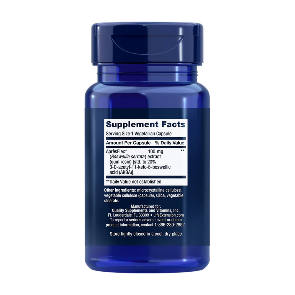 Екстракт босвеллії Life Extension 5-Lox Inhibitor, 60 вегакапсул для підтримки суглобів. Фото 2