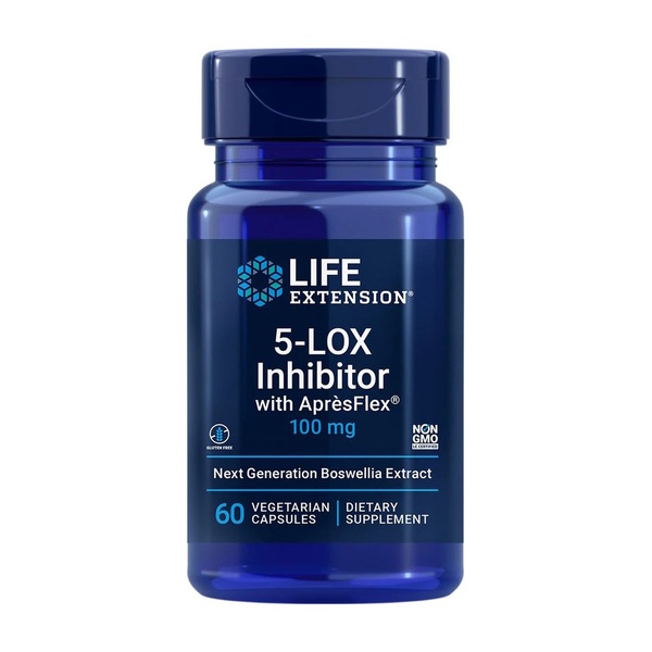 Екстракт босвеллії Life Extension 5-Lox Inhibitor, 60 вегакапсул для підтримки суглобів