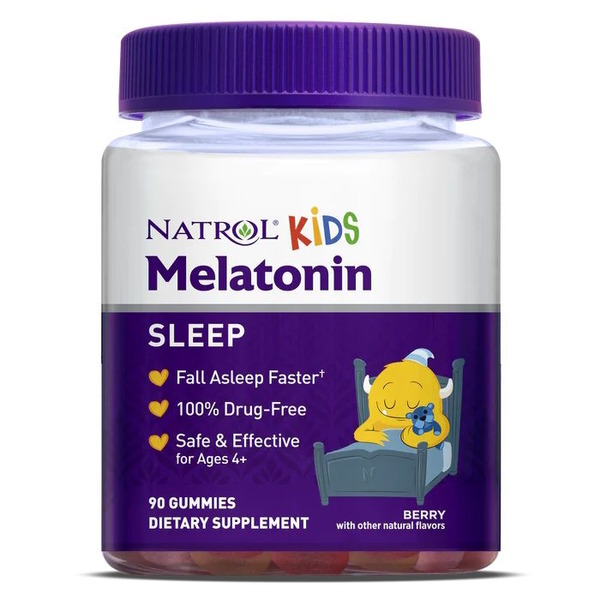Детский мелатонин Natrol Kids Melatonin 1 mg, 90 желеек