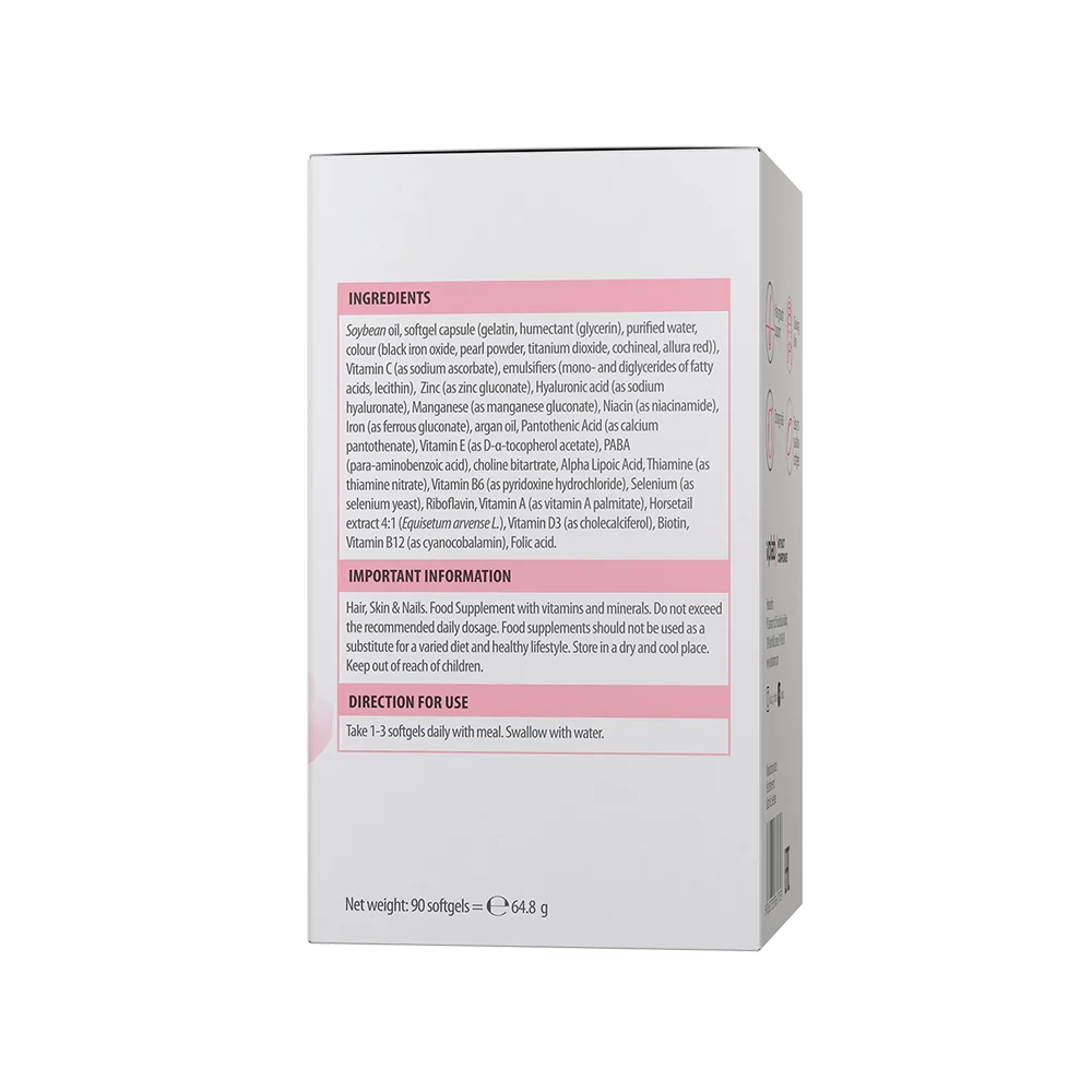 Вітаміни та мінерали VPLab Ultra Women's Hair, Skin & Nails, 90 капсул для жінок. Фото 4