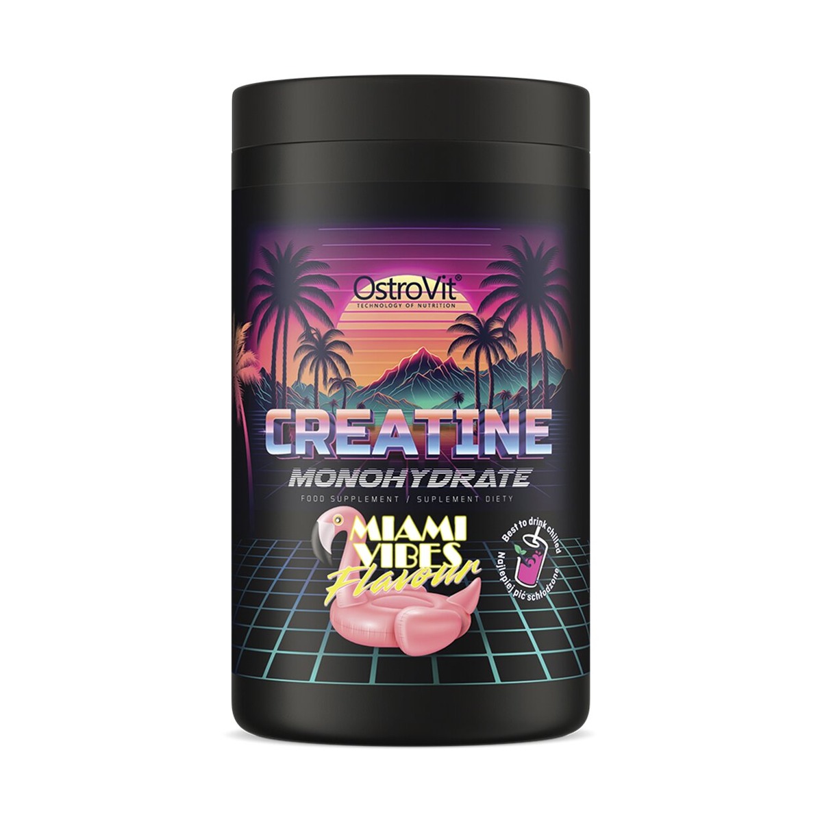 Креатин OstroVit Creatine Monohydrate, 500 грам Miami Vibes. Фото 2