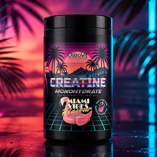 Креатин OstroVit Creatine Monohydrate, 500 грам Miami Vibes